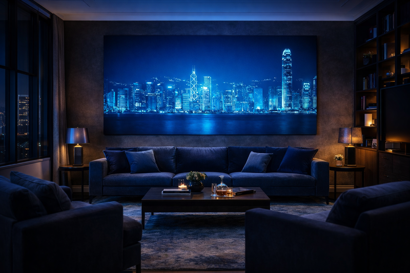 Sininen Victoria Harbour