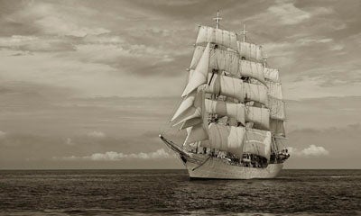 Purjelaiva Suomenlahti Seepia